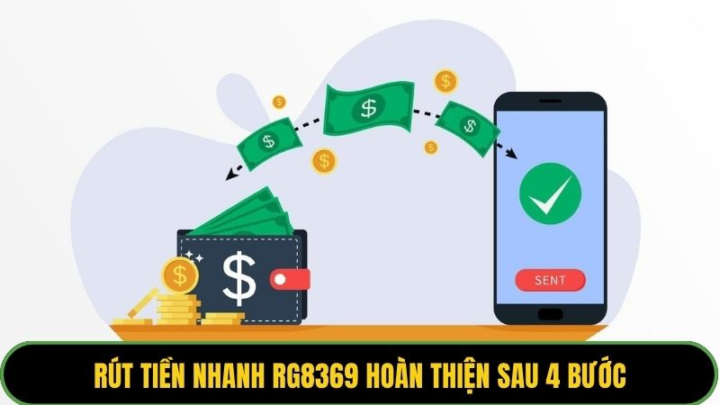 Rút tiền nhanh RG8369 hoàn thiện sau 4 bước